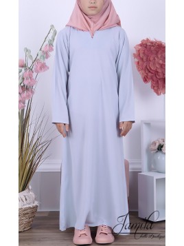 Abaya simple enfant - Bleu...