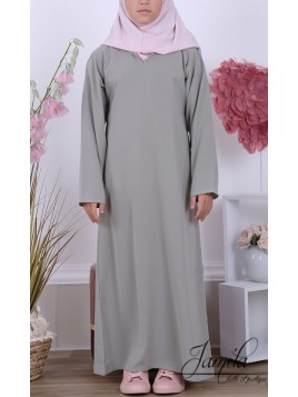 Abaya simple enfant - Kaki...