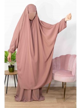 Jilbab 2 pièces 141 rose...