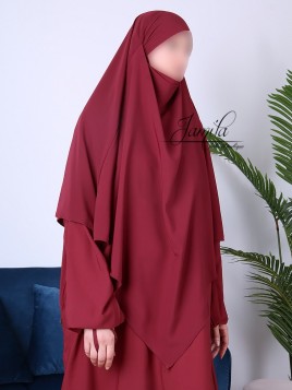 Khimar 1 voile  - Tissu...