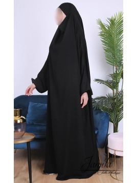 Jilbab 1 Pièce Noir -...