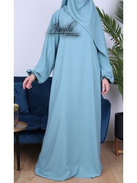Abaya Simple Emeraude -...