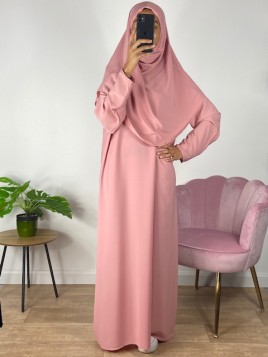 Robe De Prière Musulmane Femme — Manches Longues, Boutonnière, Style Dubaï Décontracté