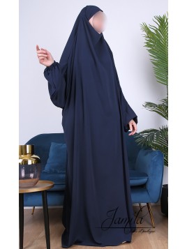 Jilbab 1 Pièce  Bleu nuit -...