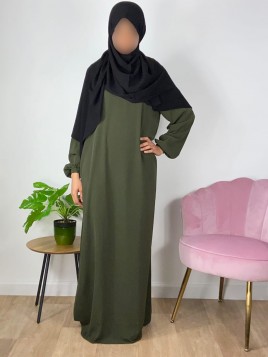 Abaya Manches élastiques -...