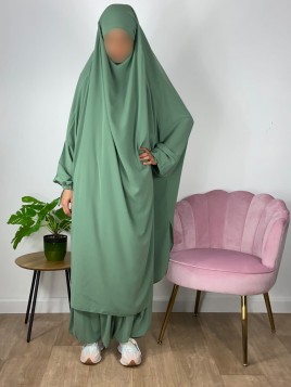 Jilbab 2 pièces sarouel...