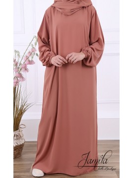 Abaya Simple Nude - tissu...
