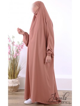 Jilbab 1 Pièce Taupe rosé -...