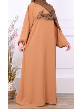 Abaya Simple Caramel -...