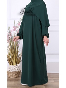 Abaya Simple Vert sapin -...