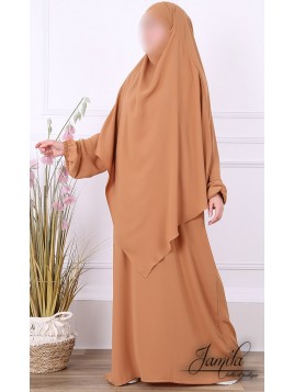 Khimar 1 voile Caramel -...