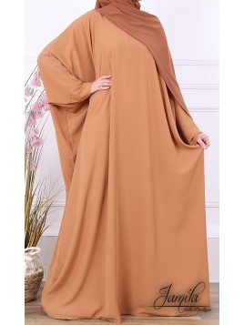 Abaya papillon Caramel -...