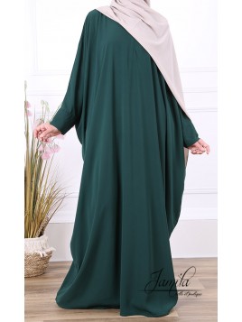 Abaya papillon Vert sapin -...
