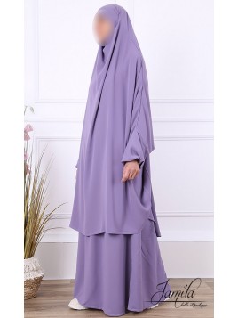 Jilbab 2 pièces jupe Lila -...