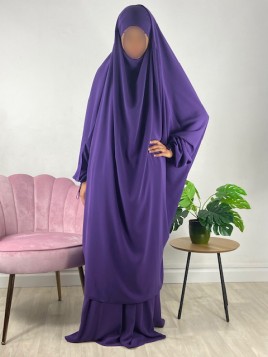 Jilbab 2 pièces violet 108...